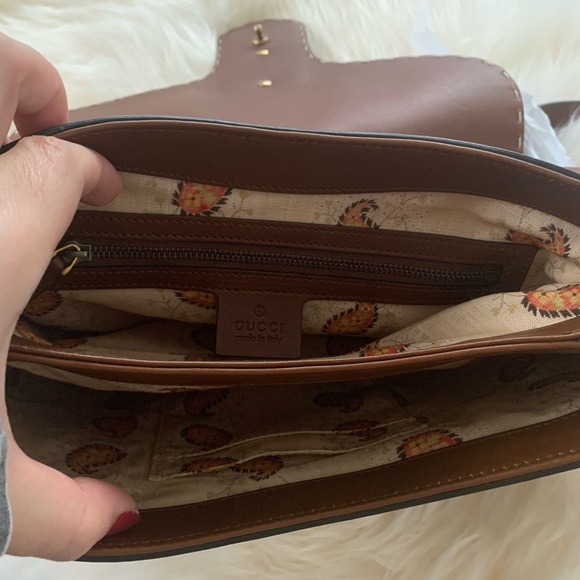 🚫⛔️SOLD⛔️🚫Gucci Gg Marmont Tan Tiger Bag - Picture 6 of 8